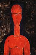 Amedeo Modigliani Red Bust